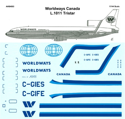 1:144 Worldways Canada L.1011 Tristar