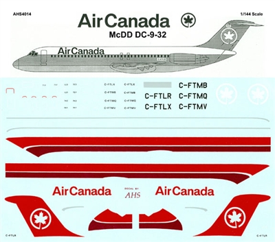 1:144 Air Canada Douglas DC-9-31