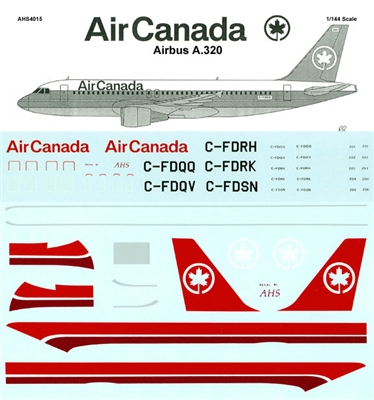 1:144 Air Canada Airbus A.320-200