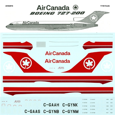 1:144 Air Canada Boeing 727-233 Adv