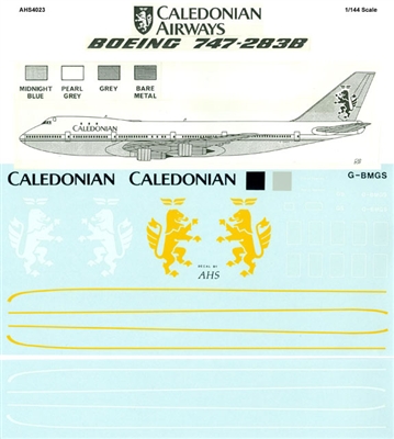 1:144 Caledonian Airlines Boeing 747-200