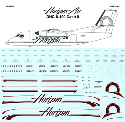 1:144 Horizon Air DHC-8-100/200