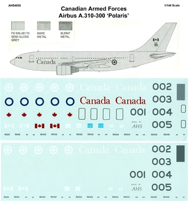 1:144 Canadian Armed Forces Airbus A.310-300 'Polaris'