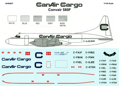 1:144 Canair Cargo Convair 580F
