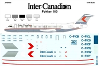 1:144 Inter Canadian Fokker 100