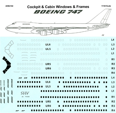 1:144 Windows, Boeing 747's *Sold Out*