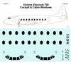 1:144 Windows, Vickers Viscount 700
