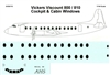 1:144 Windows, Vickers Viscount 800