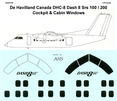 1:72 Windows, DHC-8 Dash 8 Series 100 / 200