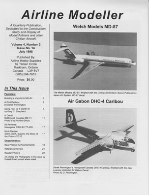 Airline Modeller Vol 4 No.2, Issue 14