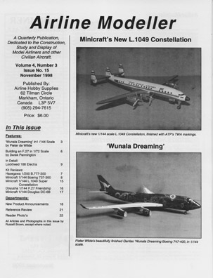Airline Modeller Vol 4 No.3, Issue 15