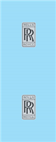 1:144 Rolls Royce Logos ((Two)