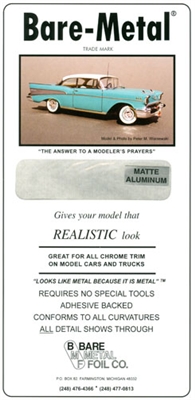 Bare Metal Foil, Matte Aluminum