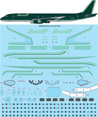 1:144 Ultra 'Perseus Green' Douglas DC-8-62