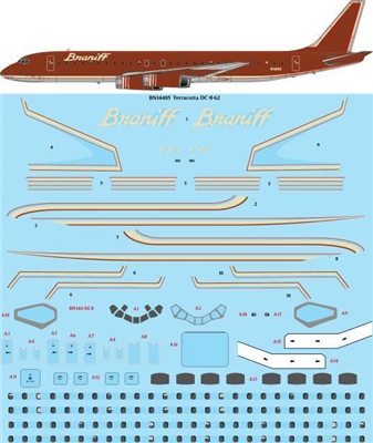 1:144 Ultra 'Terra Cotta' Douglas DC-8-62