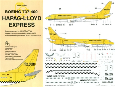 1:144 Hapag Lloyd Express Boeing 737-400
