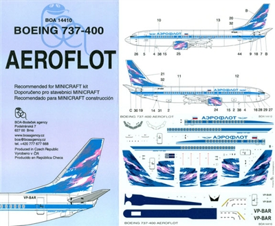 1:144 Aeroflot Boeing 737-400