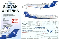1:144 Slovak Airlines Fokker 100