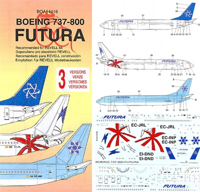 1:144 Futura Airlines Boeing 737-800