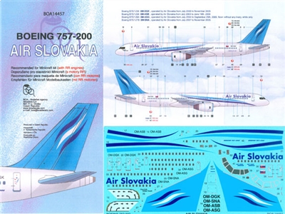 1:144 Air Slovakia Boeing 757-200