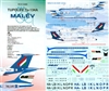 1:144 Malev Tupolev 134A