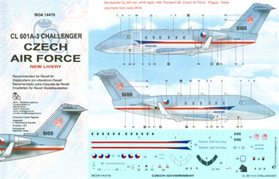 1:144 Czech Air Force Canadair Cl.601A Challenger