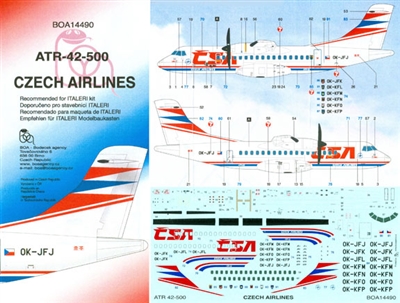 1:144 CSA Czech Airlines ATR42-500