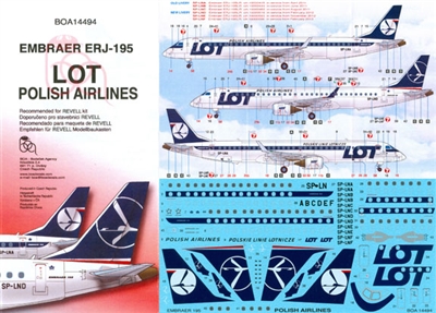 1:144 LOT Polish Embraer ERJ-195