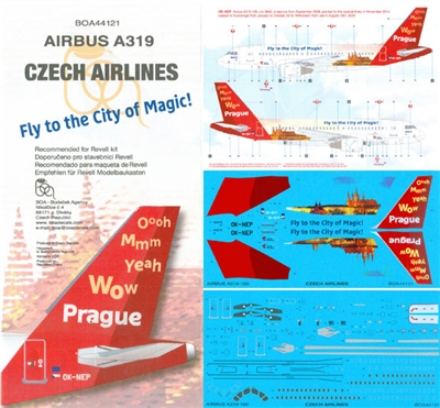1:144 CSA Czech Airlines 'Prague' Airbus A.319