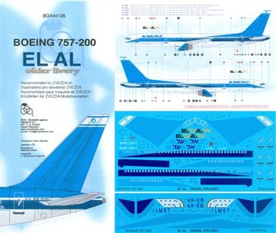 1:144 El Al (early cs) Boeing 757-200
