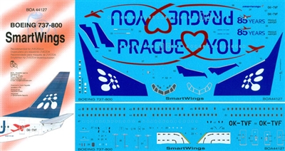 1:144 Smart Wings 'Prague Love You' Boeing 737-800