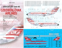 1:144 Czechoslovak Airlines Yak 40