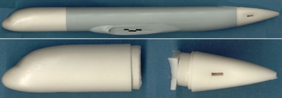 1:144 Boeing 757-200 Nose and Tail Cone