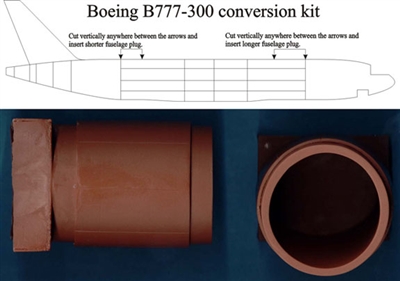 1:144 Boeing 777-300 Conversion