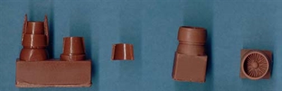 1:144 Ilyushin 76 Engine Intakes, Open Reversers (4)
