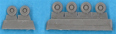 1:144 Wheels, for Tupolev 154