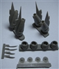 1:144 PW JT3D-3 Engines (4), DC-8