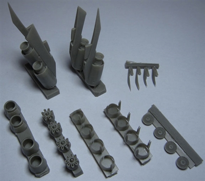 1:144 PW JT4 Engines (4), DC-8