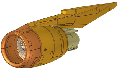 1:144 RB.211-22B Engines (2 1/2), L.1011 Tristar