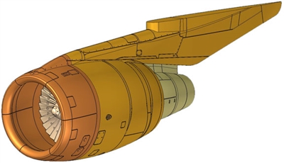1:144 RB.211-22C Engines (2 1/2), L.1011 Tristar