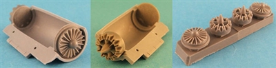 1:144 Tupolev 154M Engine Fans - See BZ4056