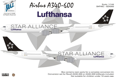 1:144 Airbus A.340-600 Conversion, Lufthansa 'Star Alliance'