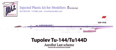 1:144 Tu.144 & 144D, Aeroflot (Later cs)