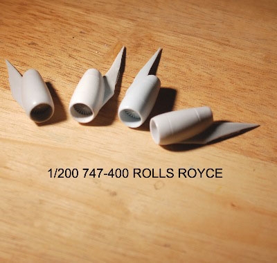 1:200 RB.211-535E Engines (4), Boeing 747-400
