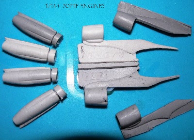1:144 PW JT3 (4), Boeing 707-320B/C