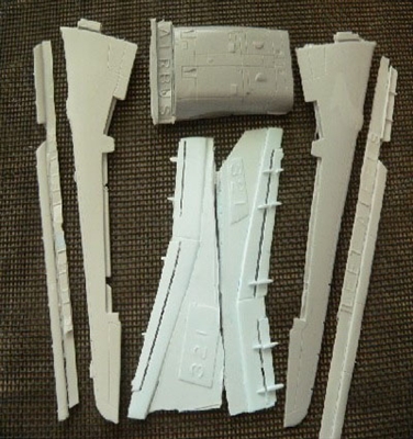 1:144 Airbus A.321 Wings, Slats & Flaps