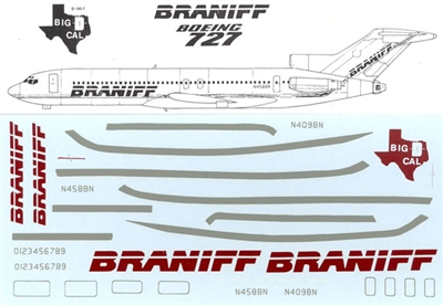 1:144 Braniff Boeing 727-200 *Sold Out*