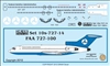 1:100 Federal Aviation Administration Boeing 727-100