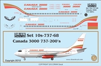 1:100 Canada 3000 Boeing 737-200