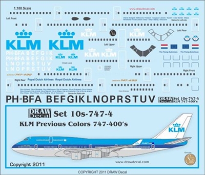 1:100 KLM Boeing 747-400